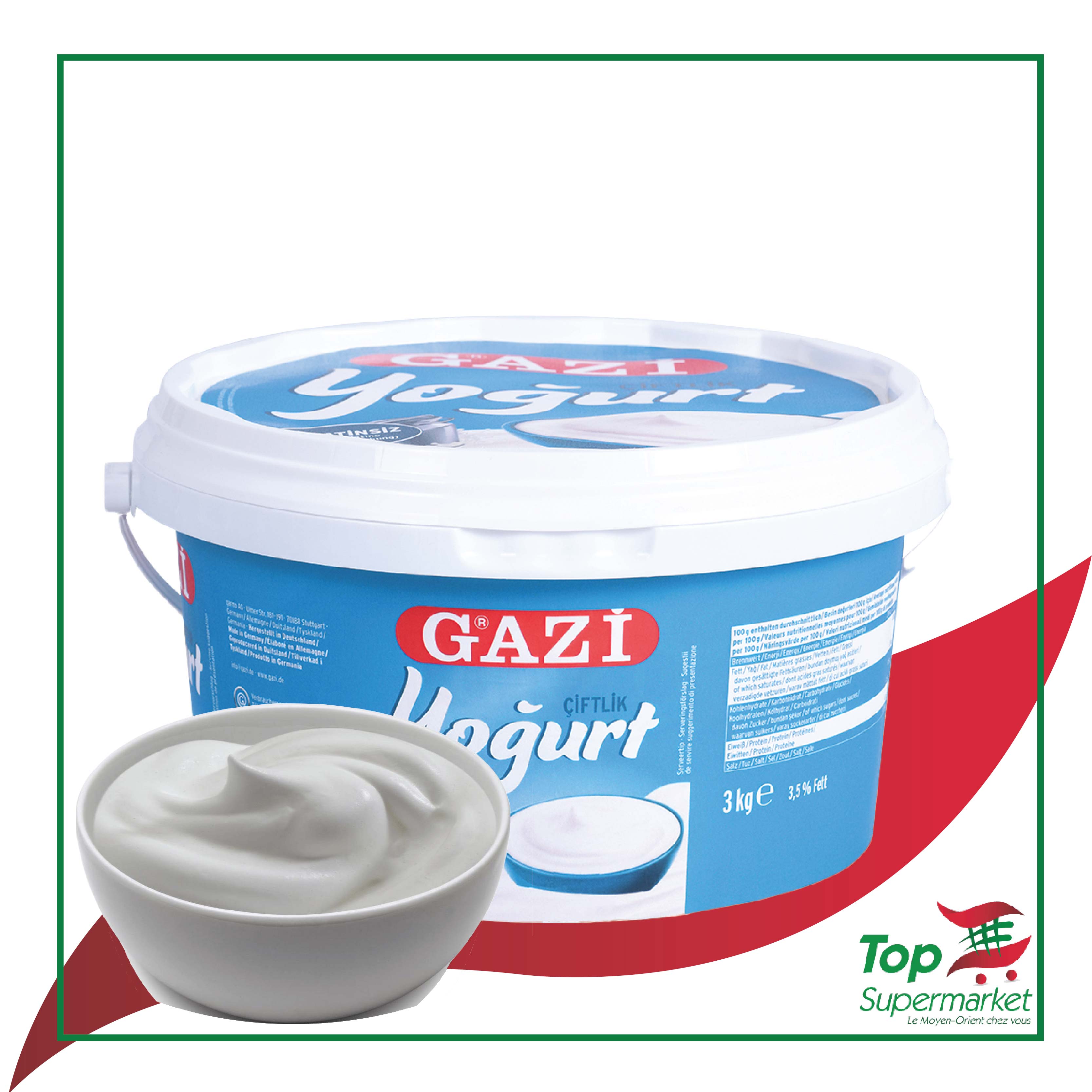 Gazi Yaourt Bleu 3Kg